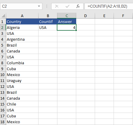Unknown Facts About Excel Countif Multiple Criteria