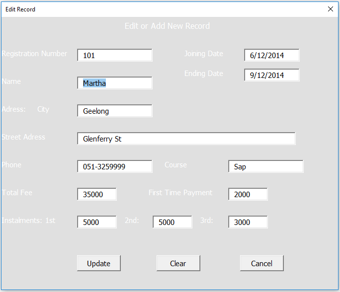 Populate a Userform with VBA