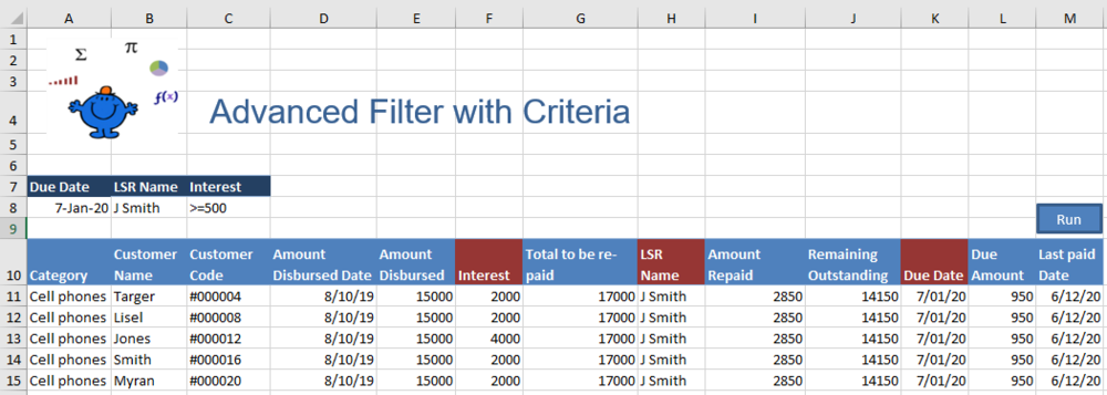 Original Ray Almindelig The Advanced Filter in Excel — Excel Dashboards VBA