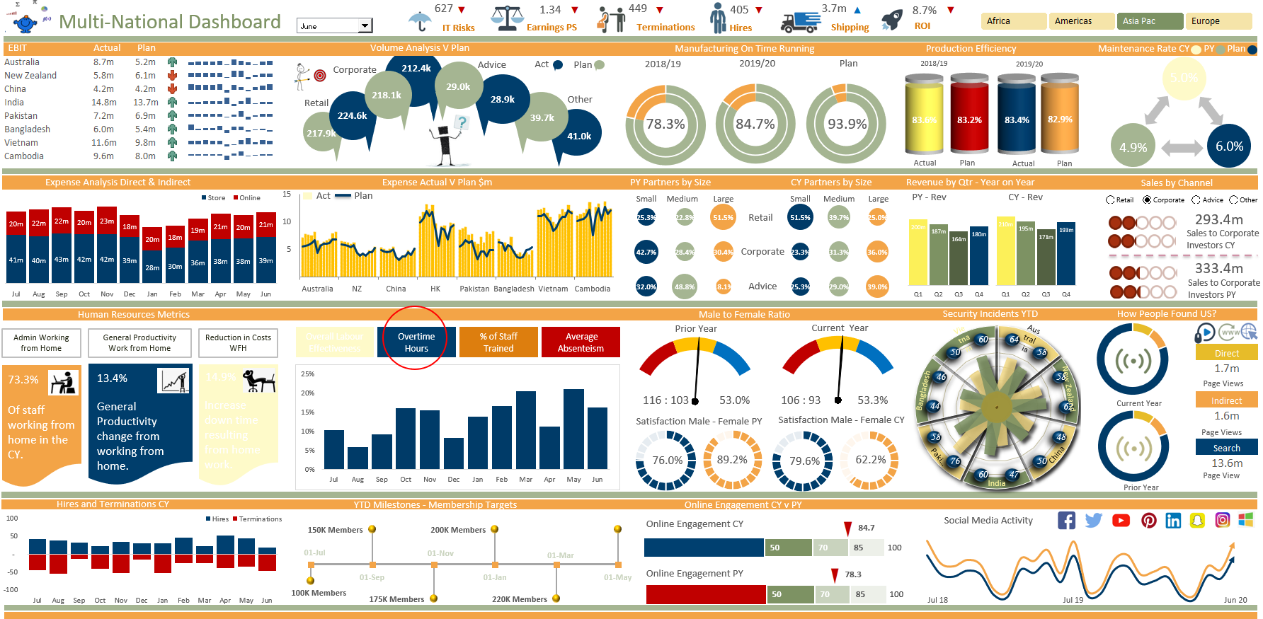 Excel Dashboard Report — Excel Dashboards VBA