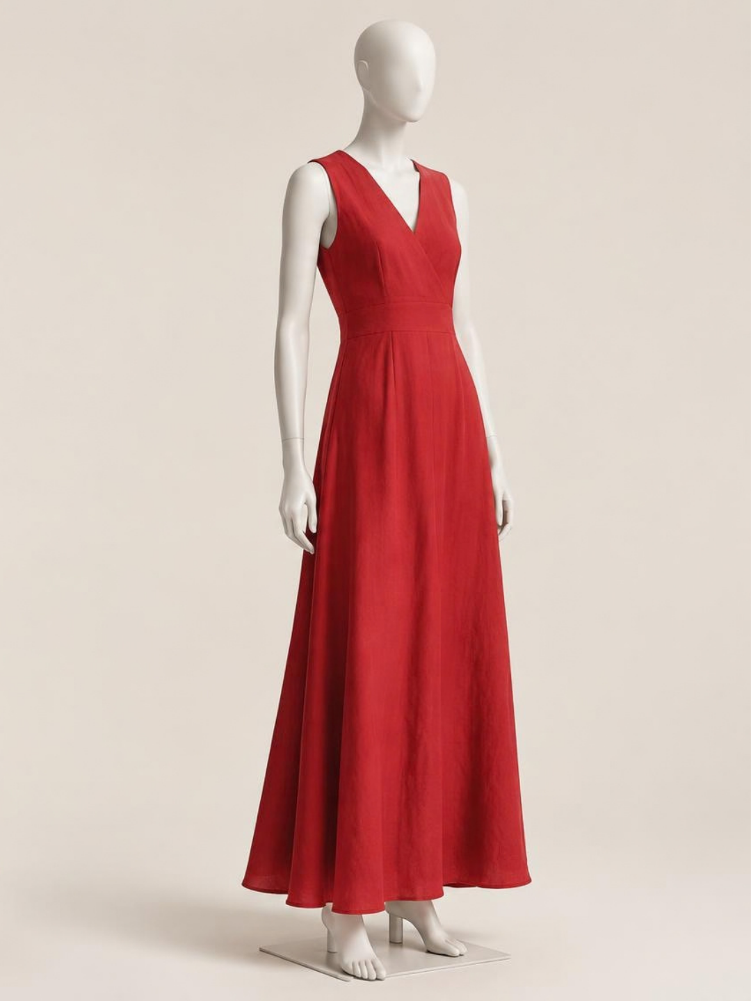 Vestido Fiorella rojo magenta