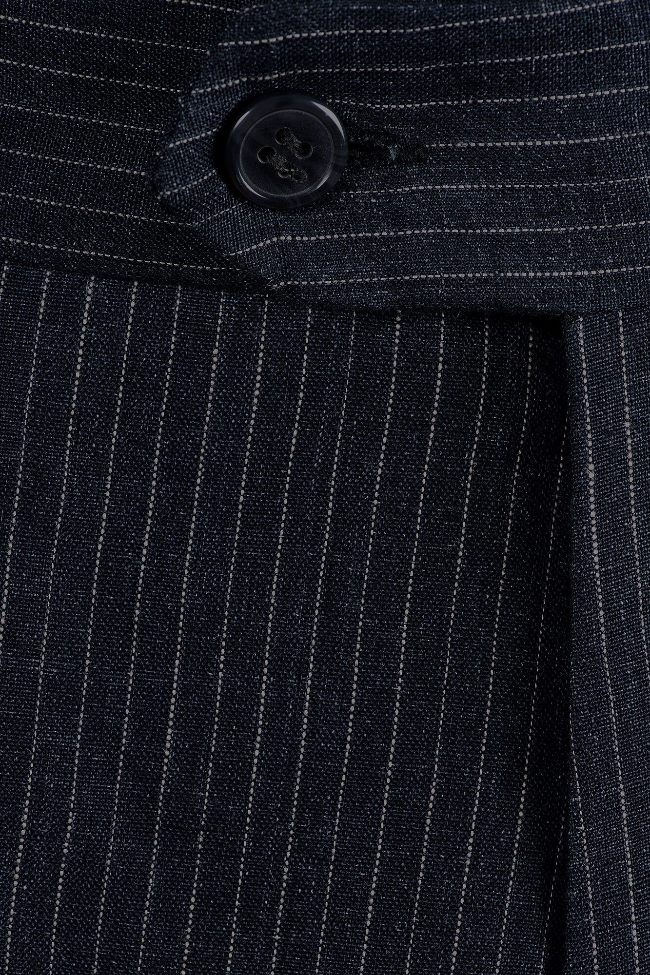 Pantalon de vestir slim fit color negro — Casa del Lino