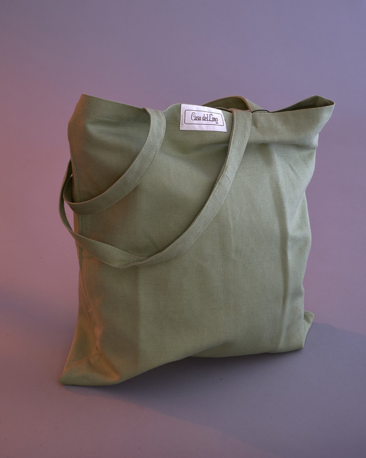 Bolsa Tote tortuga verde 100% algodón