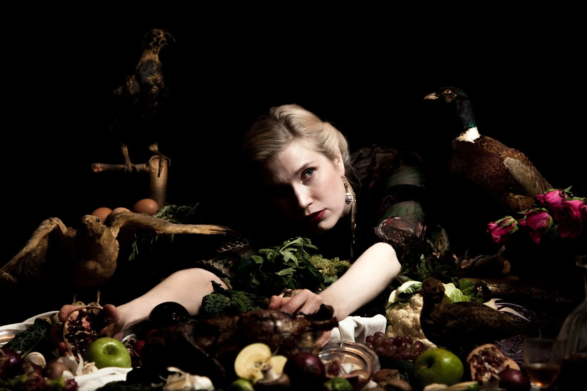 concept, food, set design and style: juuli hakkarainen Independent project: The Birds Photo: Valtteri Sonninen