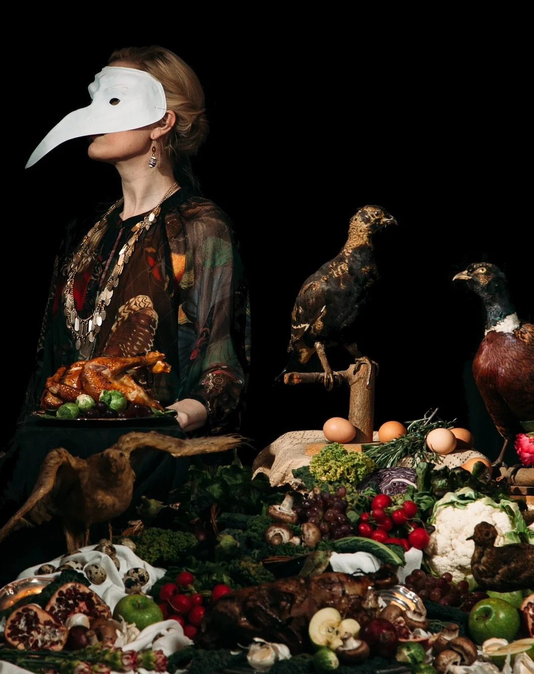 concept, food, set design and style: juuli hakkarainen Independent project: The Birds Photo: Valtteri Sonninen