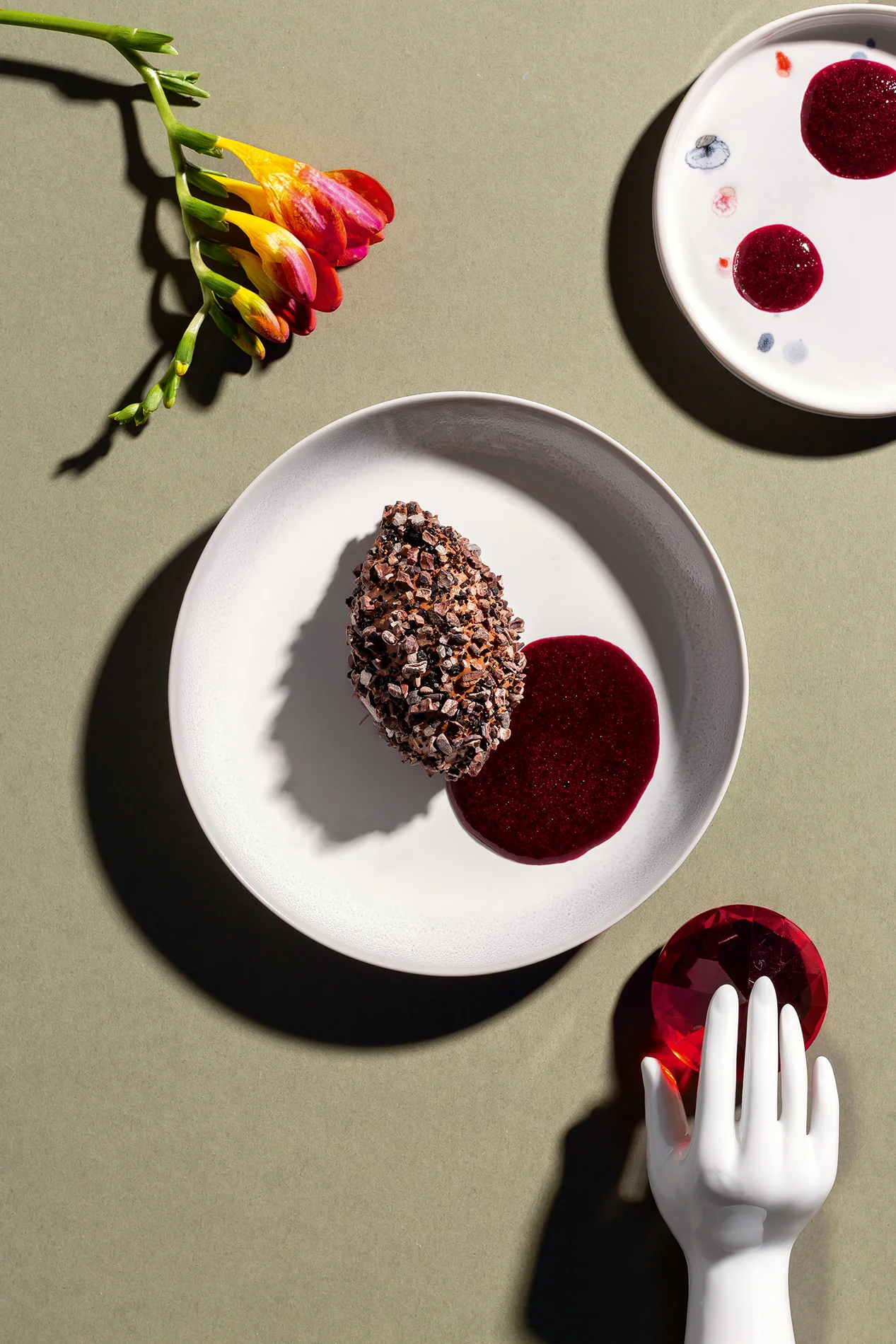 visual concepting, props and styling: juuli hakkarainen food: linnea vihonen photo: sami piskonen client: viini magazine