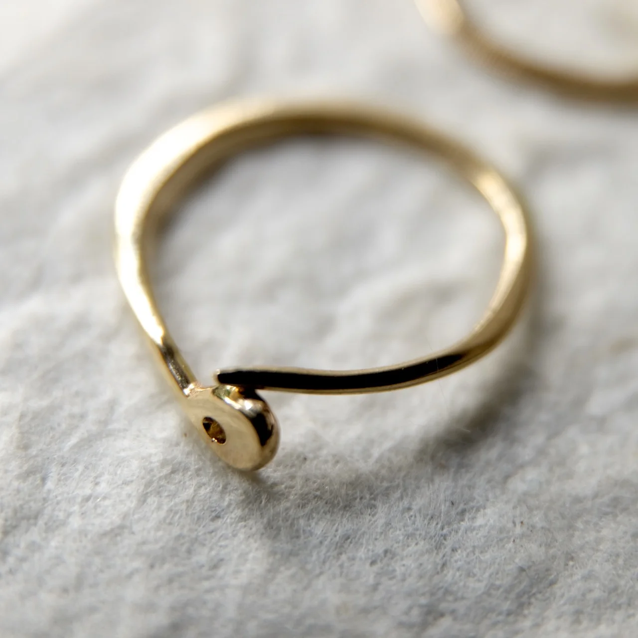 Small 18k Hoops - Yellow Gold - Solid Gold Hoops