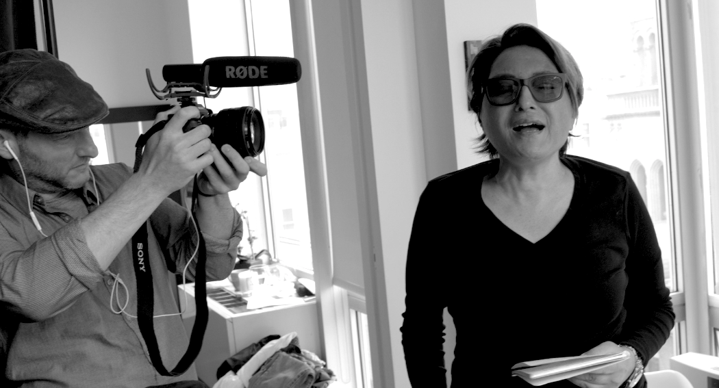  Filming in Rayya Elias and Elizabeth Gilbert’s apartment in New York while Rayya rehearses for a concert 6 months before she passed away. Rayya is the subject of  ‘Here I Am’ where Marc explores the themes of love, death and grief.     