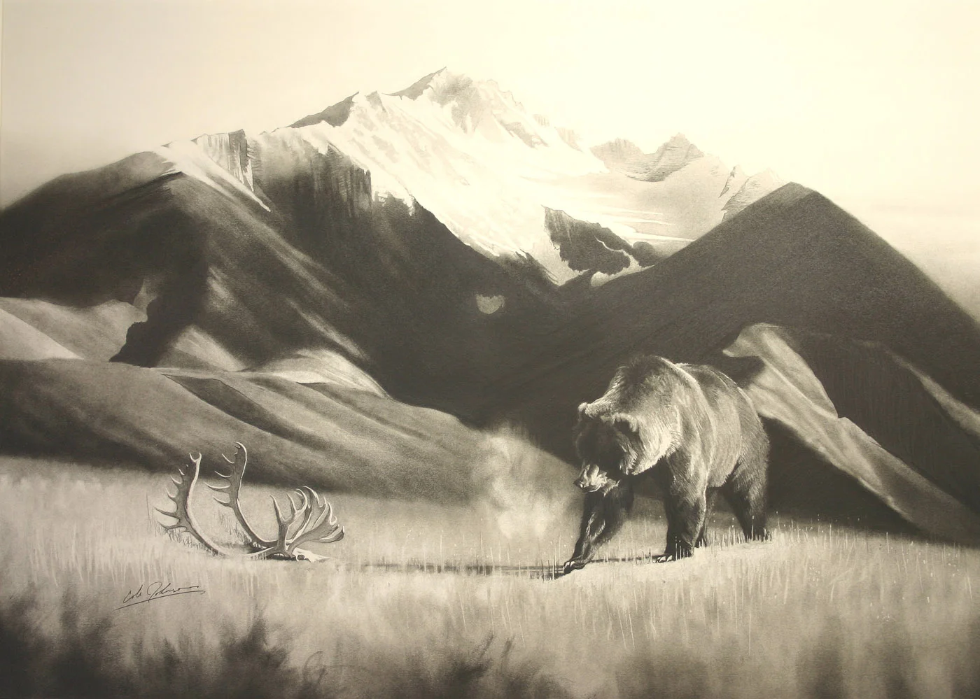 e Grizz w Caribou Rack.jpg