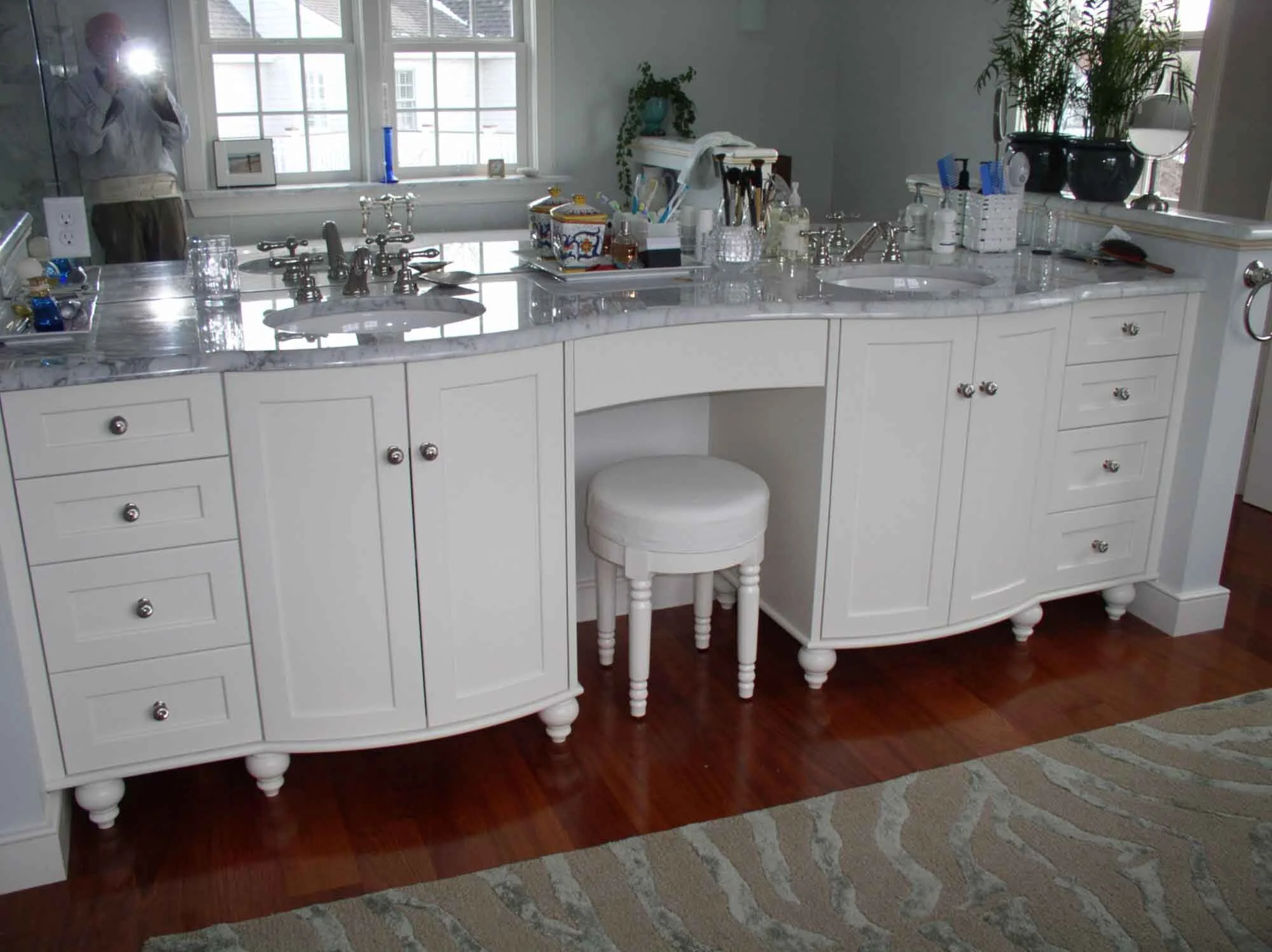 Serpentine Bathroom Cabinetry