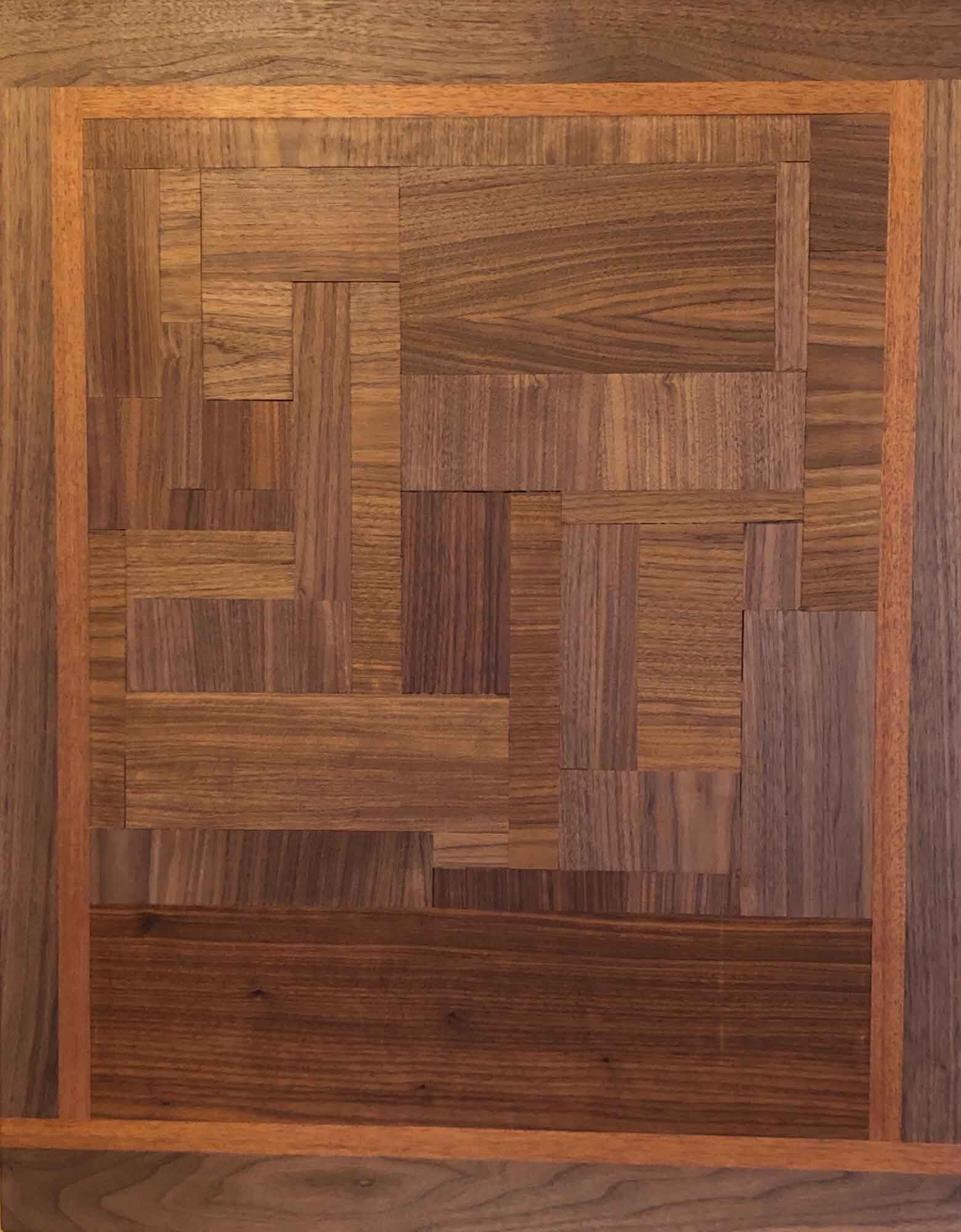 Wall Art : Walnut and Mahogany