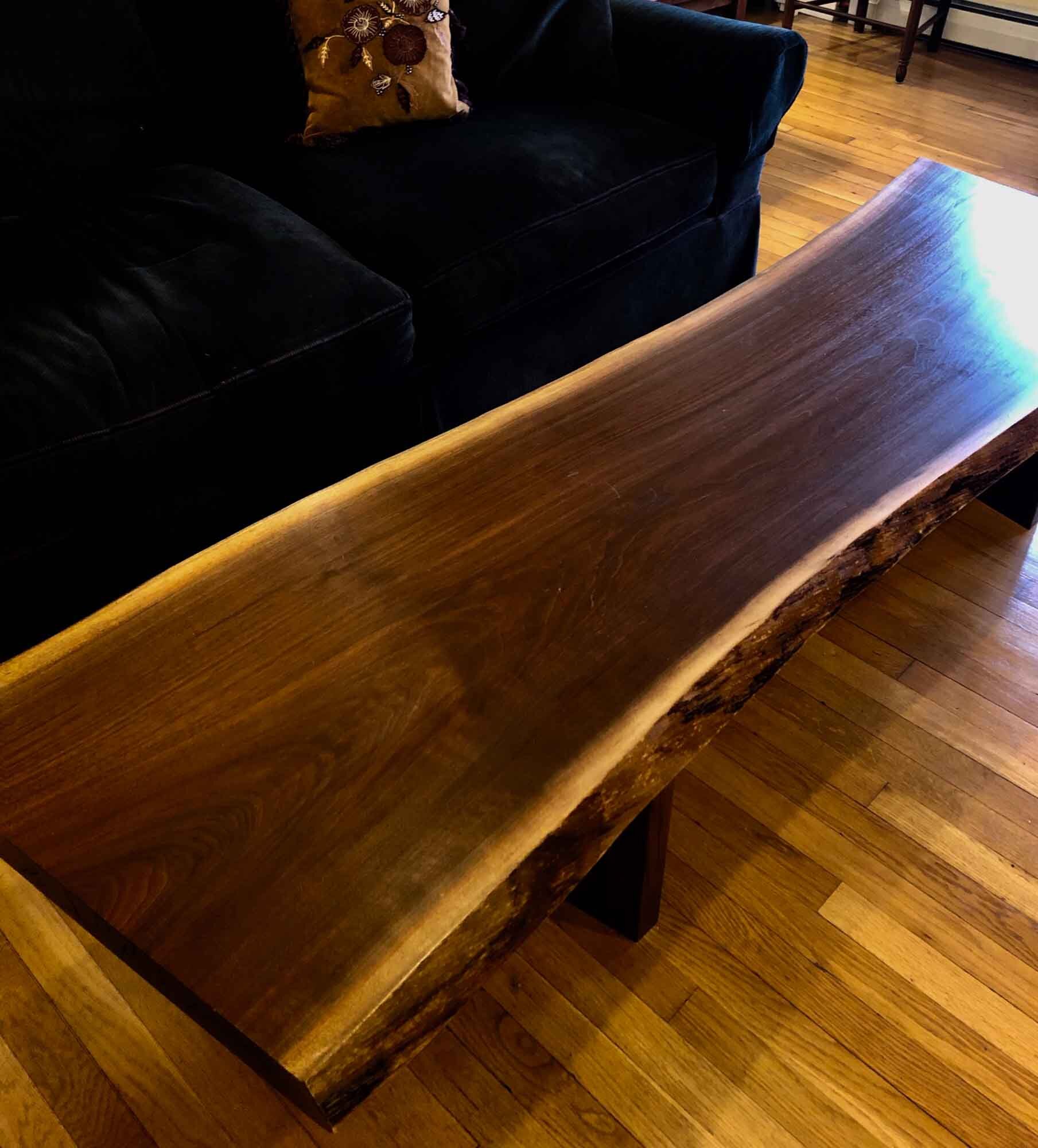 Live Edge Walnut Coffee Table