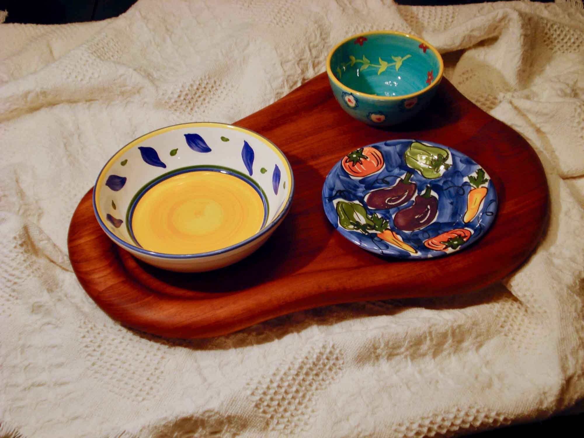 Mahogany Serving Tray