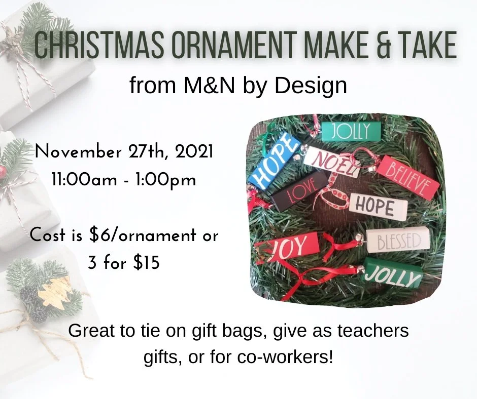 Ornament Make &  Take