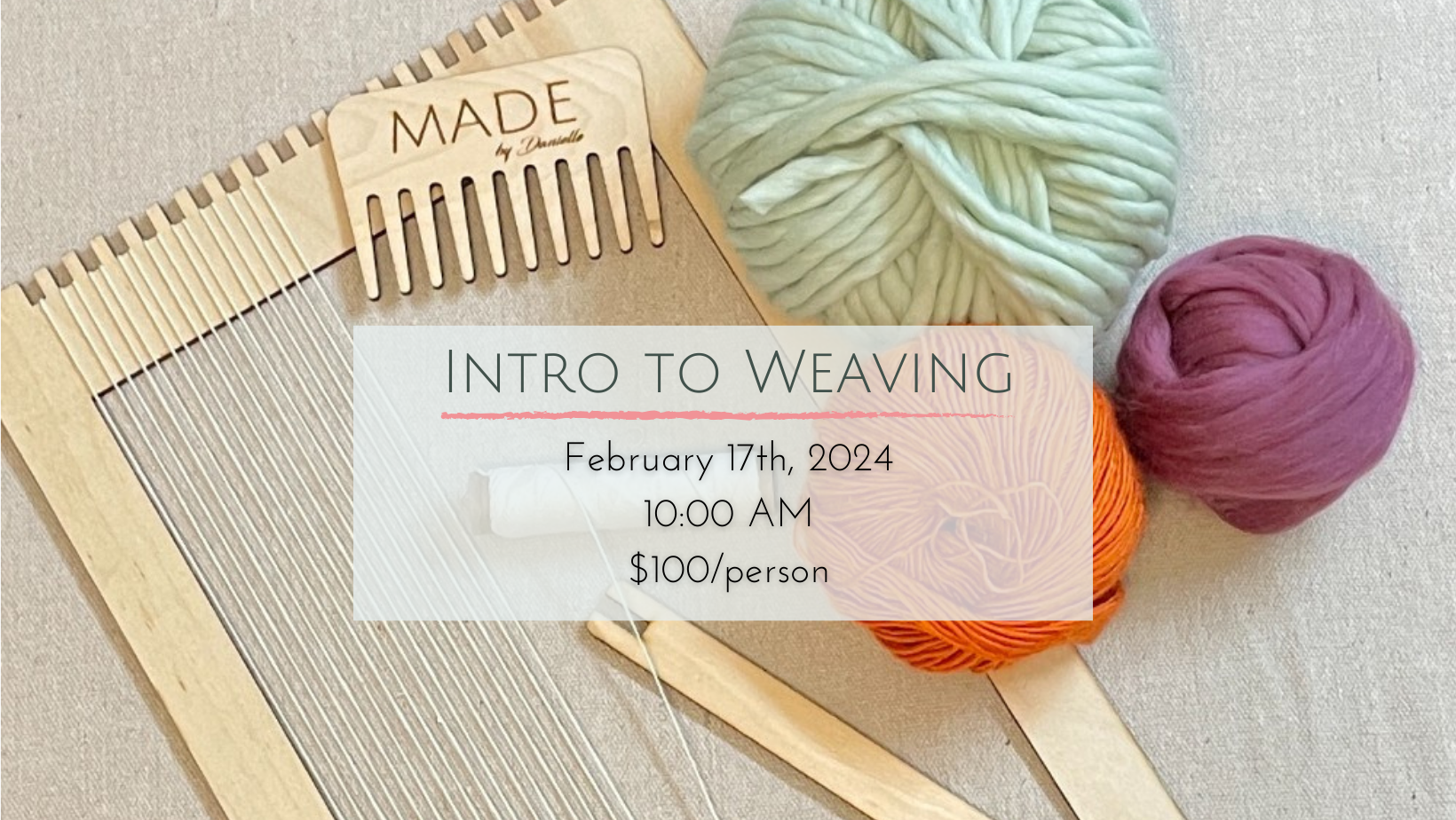 Beginners Weaving Workshop — Reinvintage Warehouse