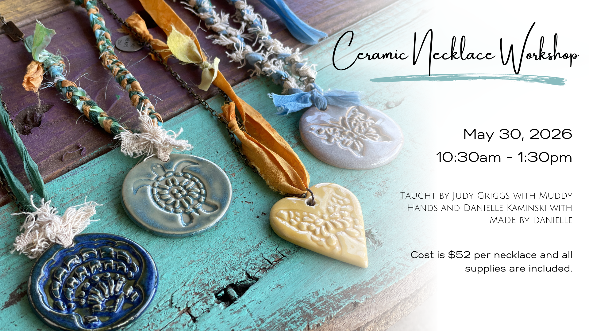 Ceramic Necklace Workshop