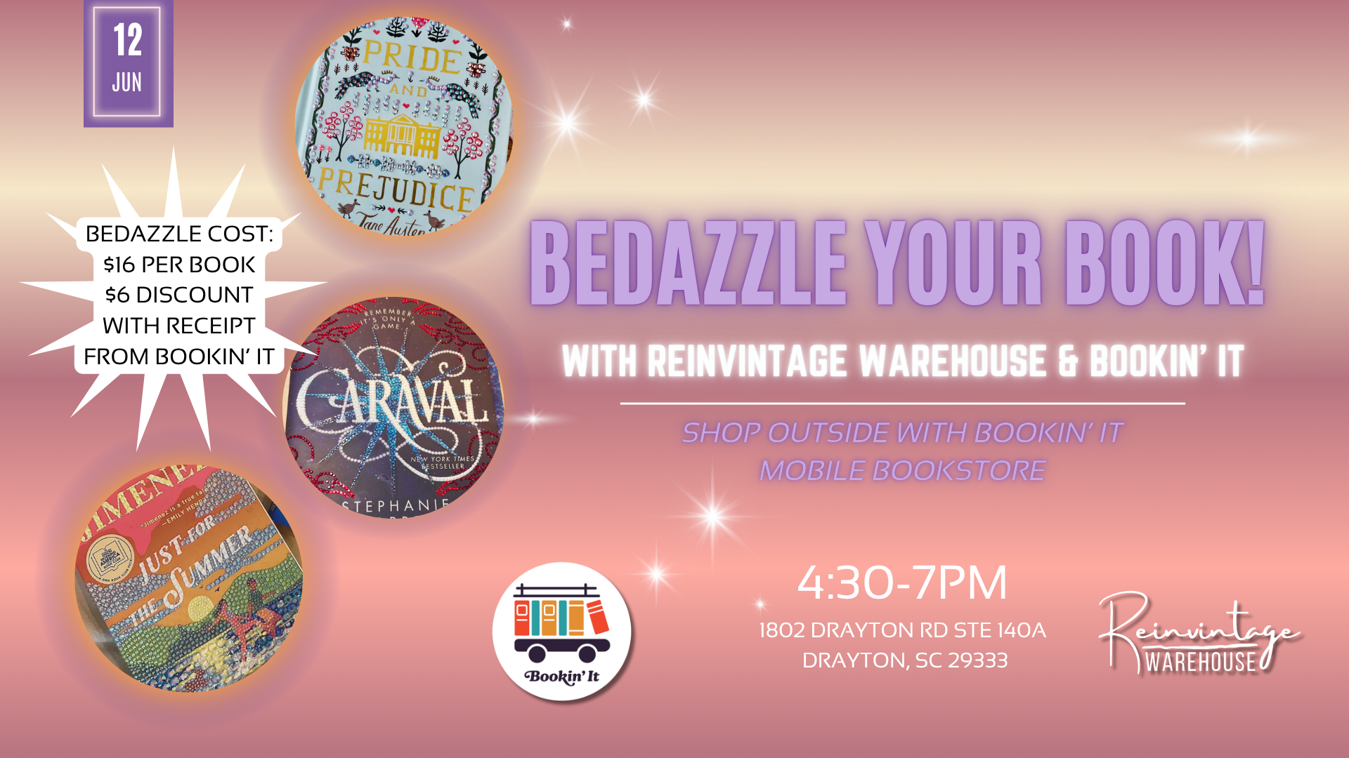Book Bedazzling Night with Bookin' It!