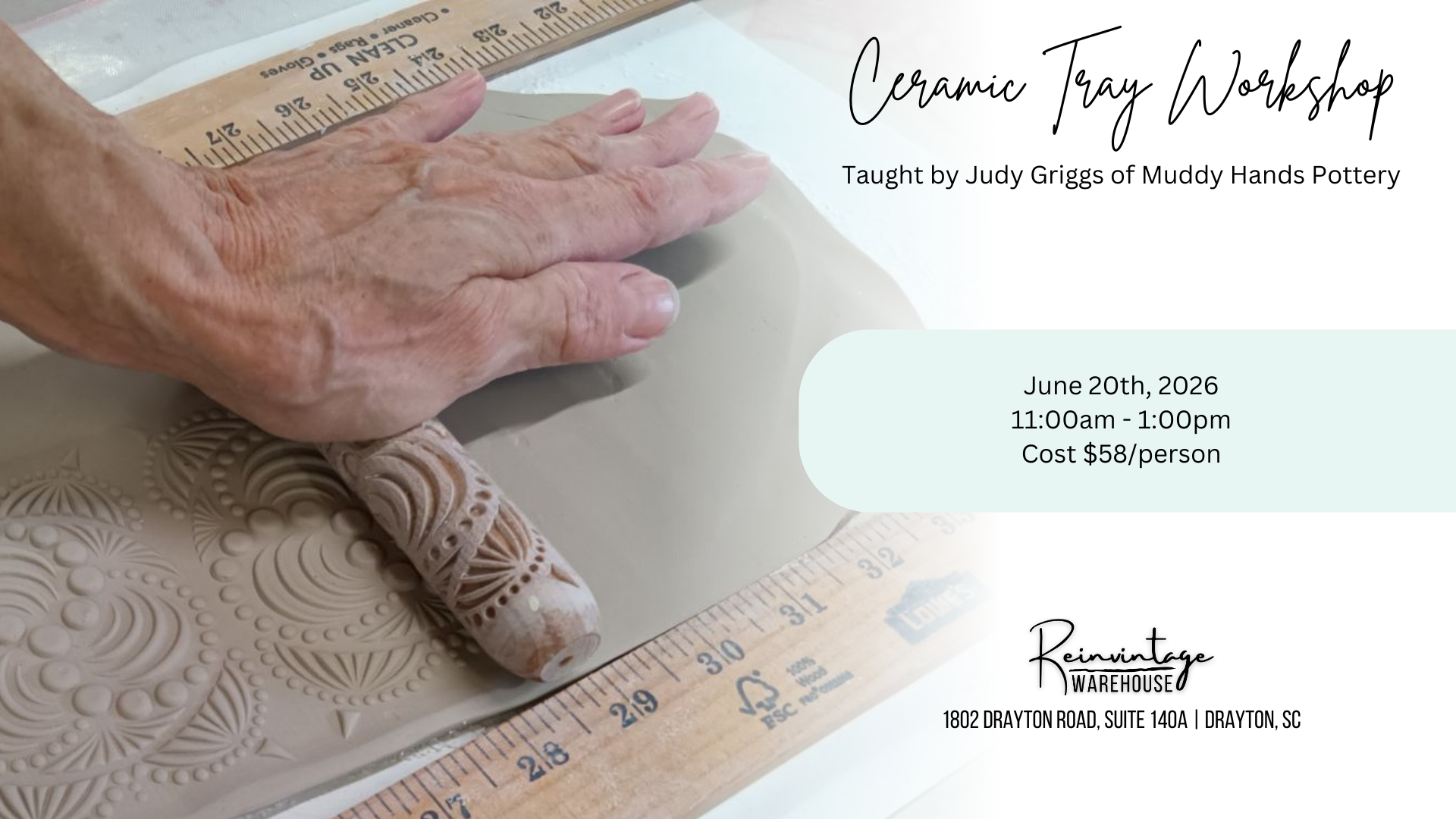 Ceramic Tray Workshop