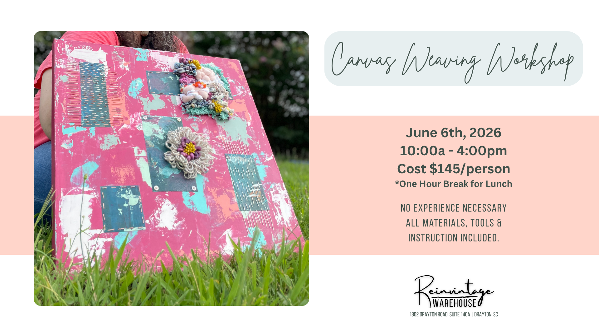 Canvas Weaving Workshop
