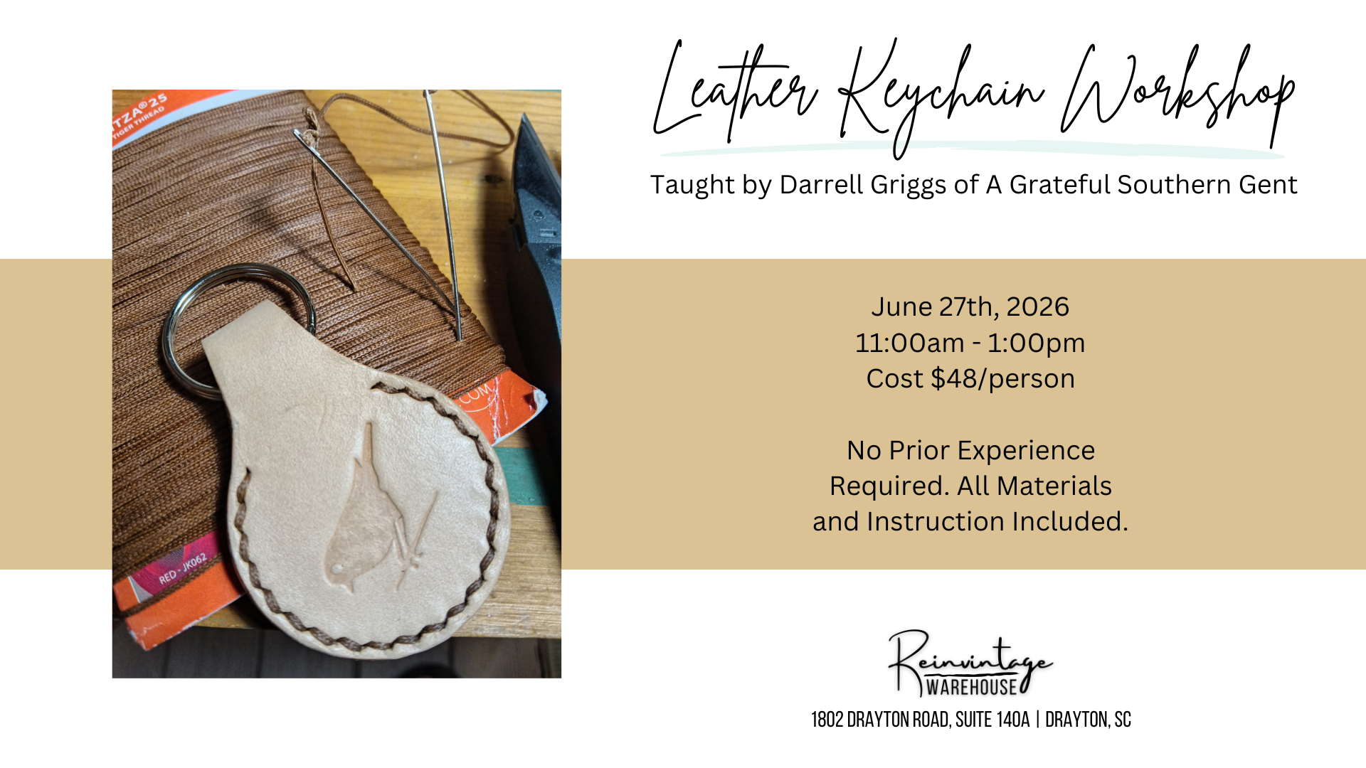 Leather Keychain Workshop