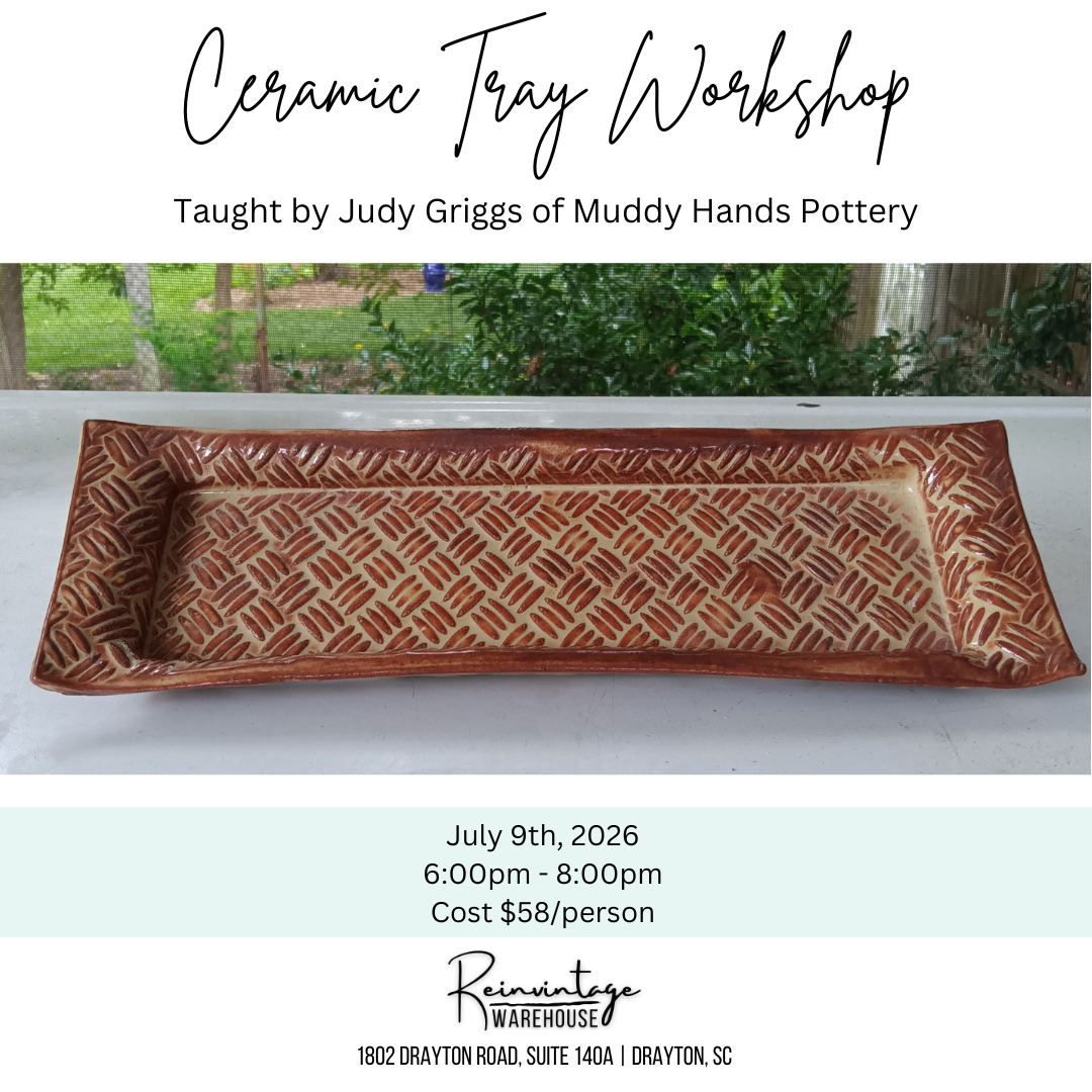 Ceramic Tray Workshop - SOLD OUT