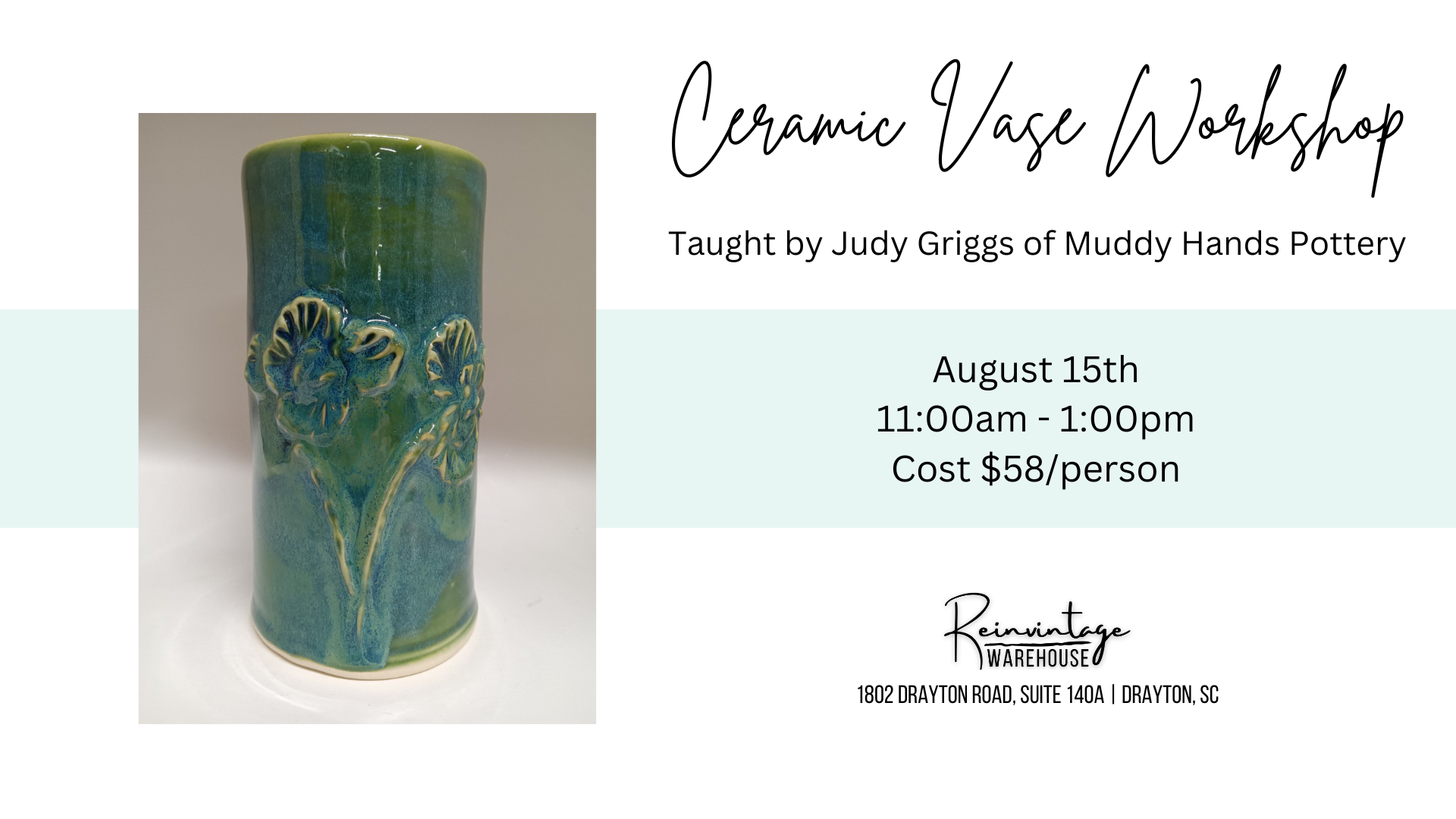 Ceramic Vase Workshop 
