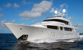 LENGTH: 130 ft. TYPE: Power CLEARING HOUSE: Reardon Yacht Consulting WEB SITE : www.yachtdonalola.com