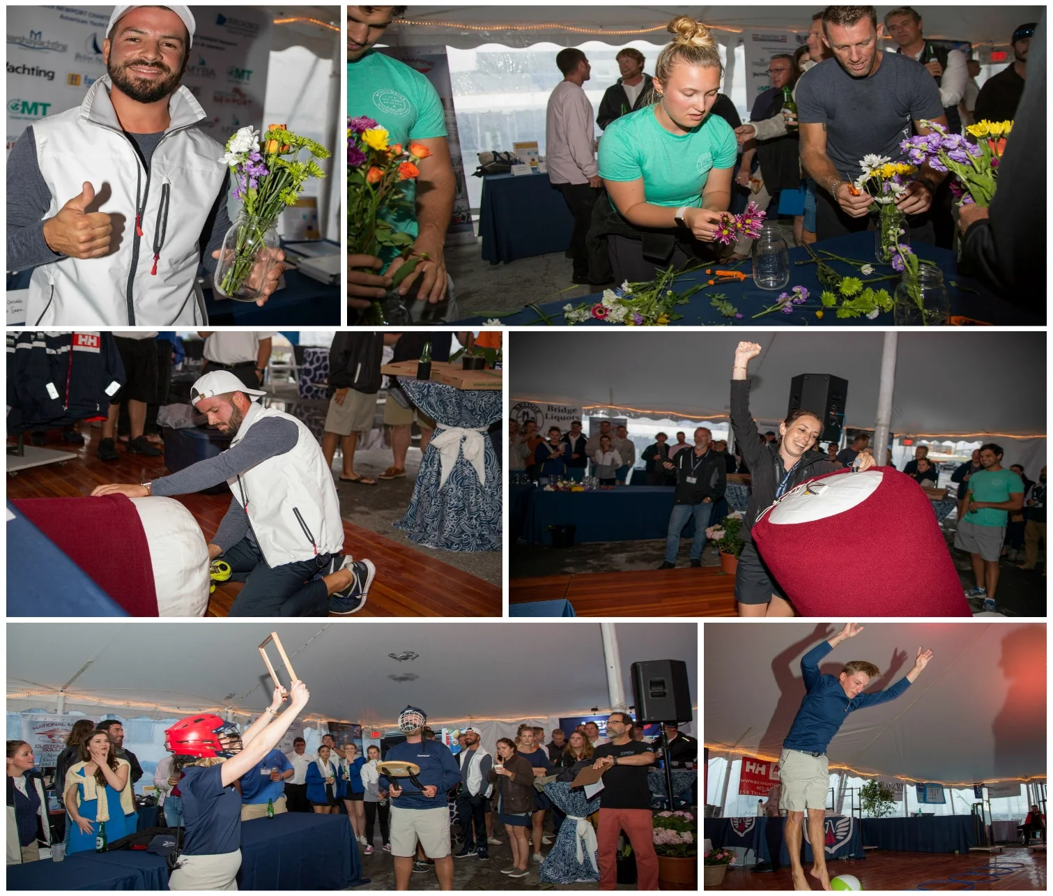 Scenes from the Captain & Deck Challenge at the 2019 Newport Charter Yacht Show presented by Helly Hansen Newport. (Photos by Billy Black)