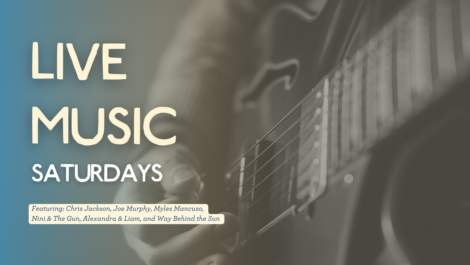Live Music- Myles Mancuso