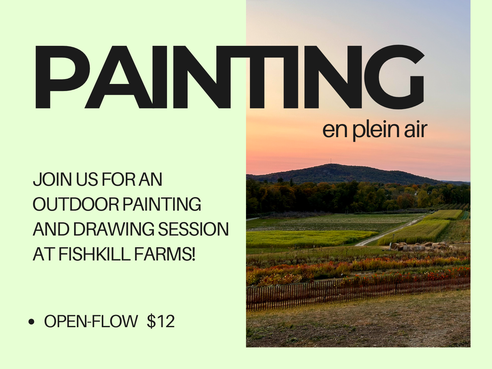 Painting en plein air with Beacon Open Studios