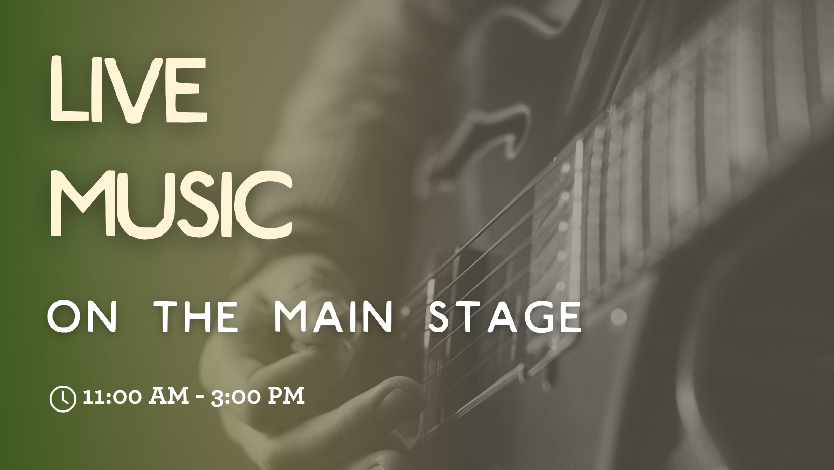 Live Music on the Main Stage: Sons of Hudson