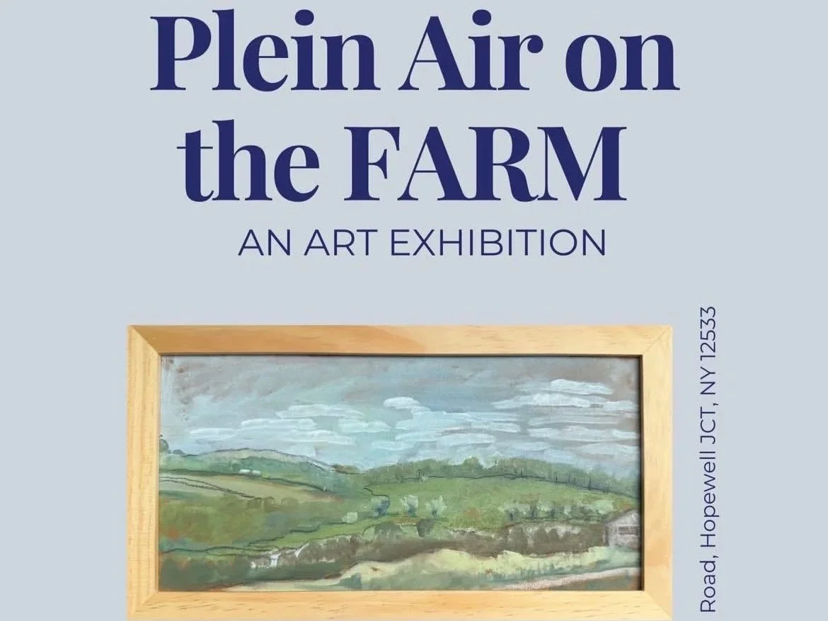 Painting en Plein Air on the Farm: Art Reception