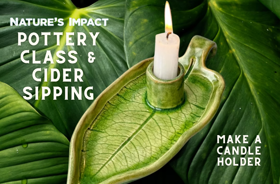 Pottery Workshop with Nature’s Impact: Candle Holders &amp; Incense Burners