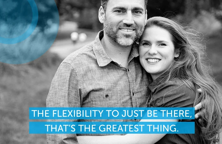 Mark and his wife, Marissa.