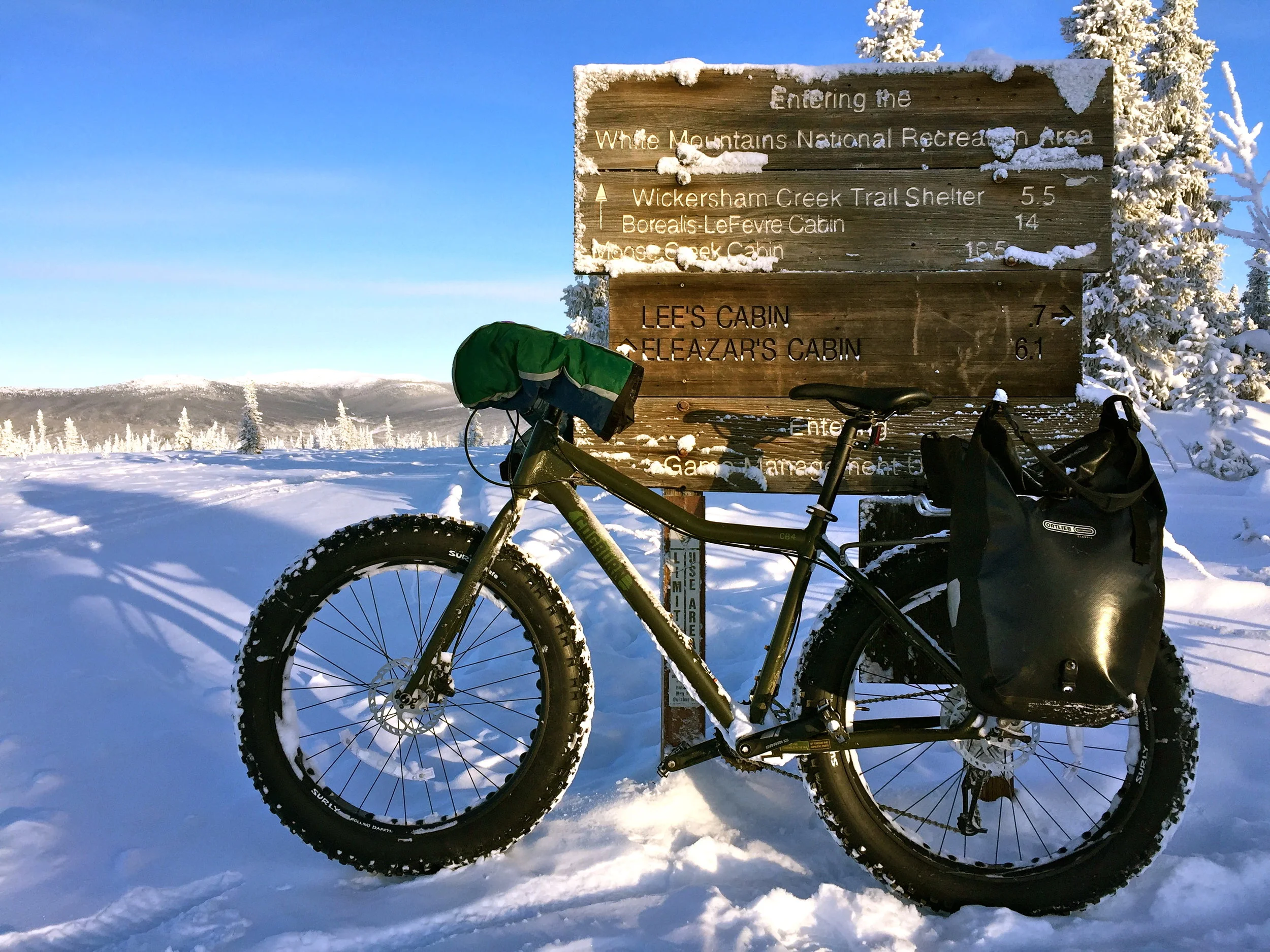 White Mountains Solo 38 Miles 3 Days 2 Cozy Cabins 1 Bike A
