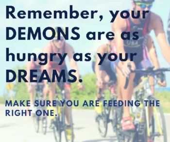 This reminds me of the tale of two wolves. Each of us has two wolves within us: One is good; one is evil. They are both hungry - make sure you feed the good wolf!