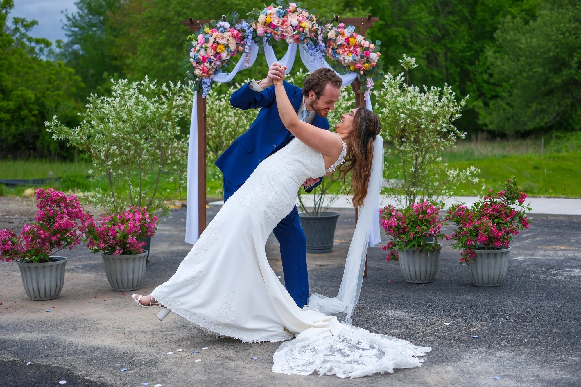 Orchard Church Wedding Photography in Westford, MA, with Joselyn and Steve