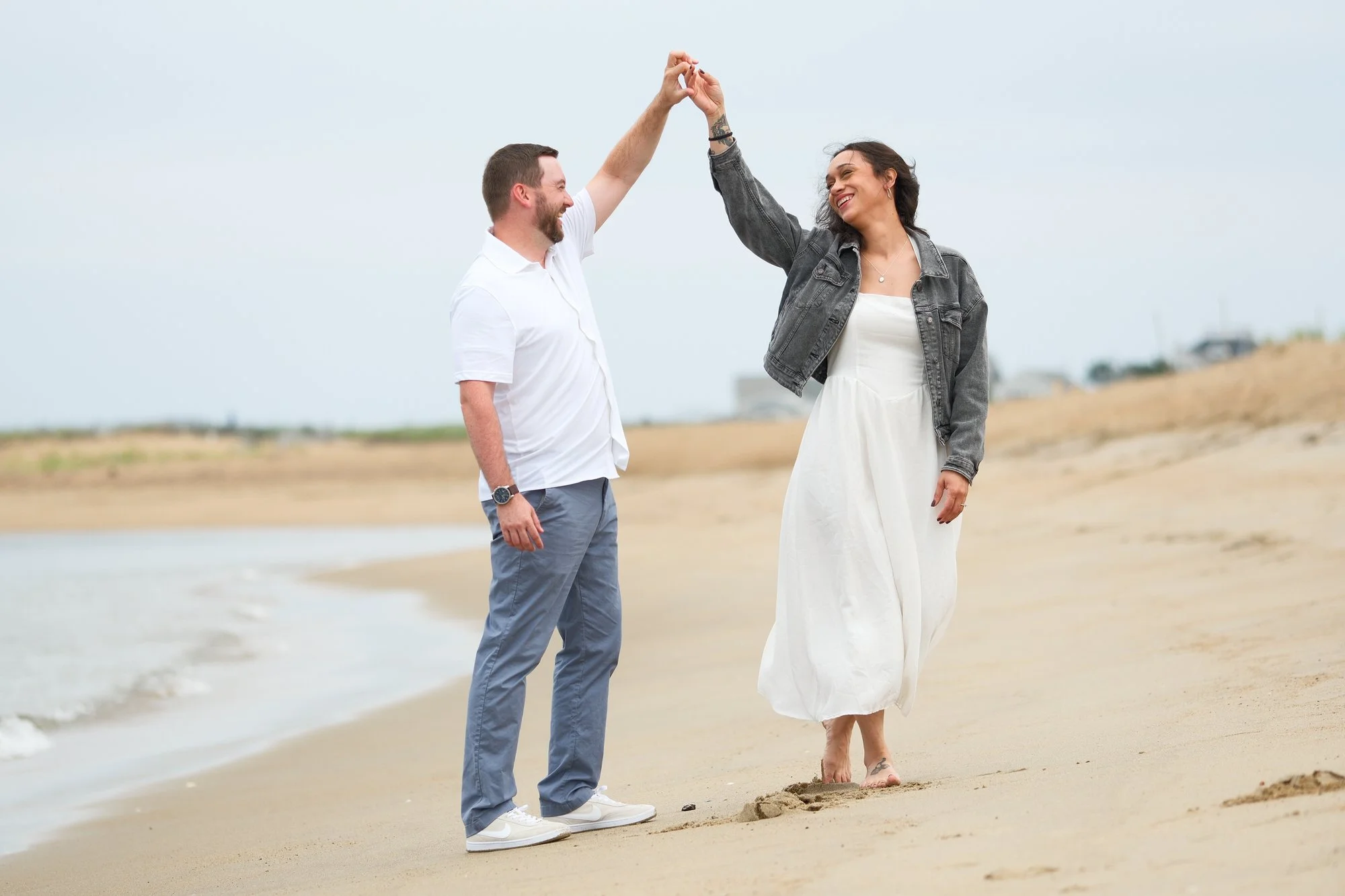 Chrissy & Dennis’s Engagement Session at Plum Island