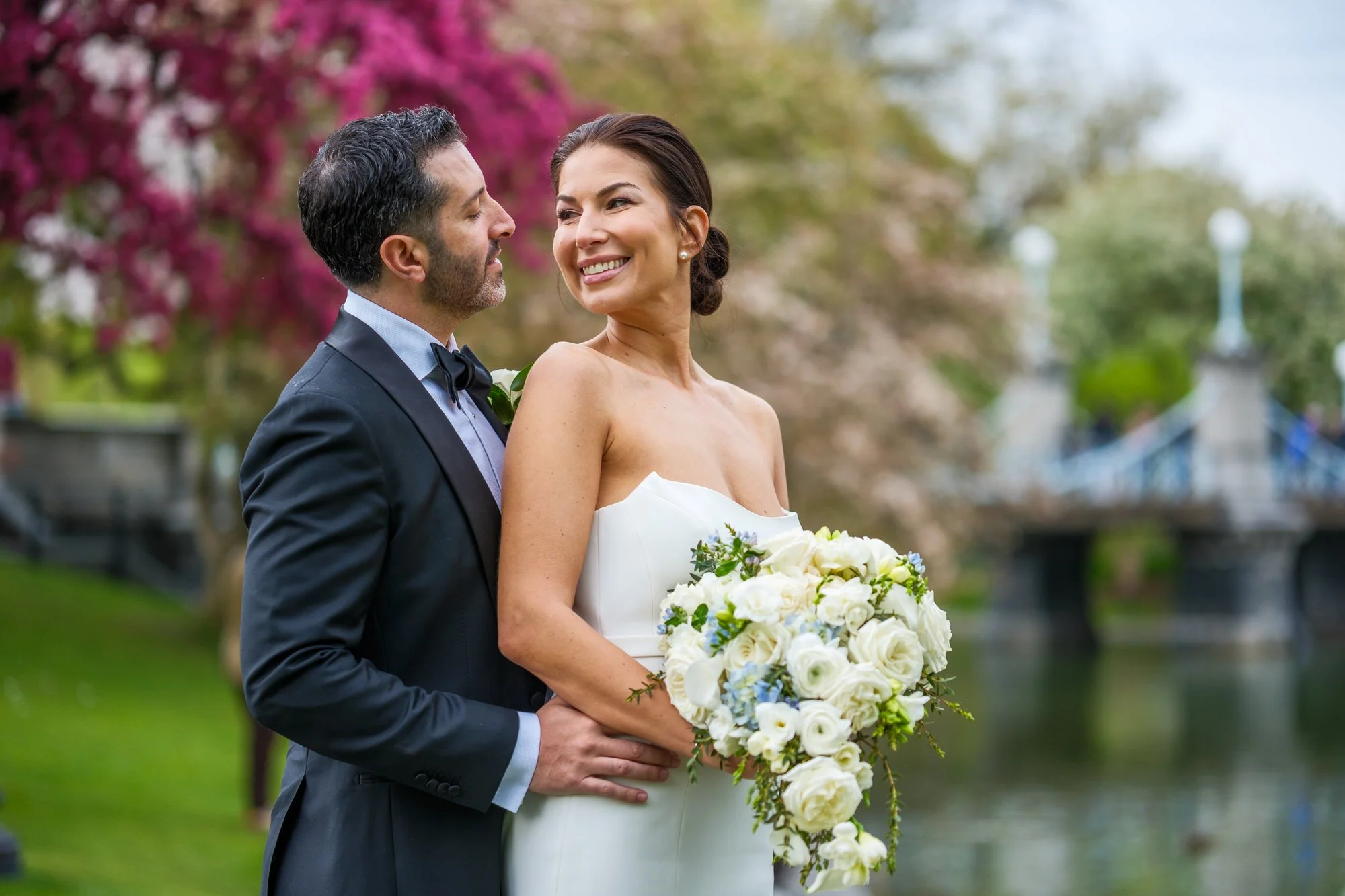 Spring Wedding at the UMass Club in Boston with Lauren and Charlie