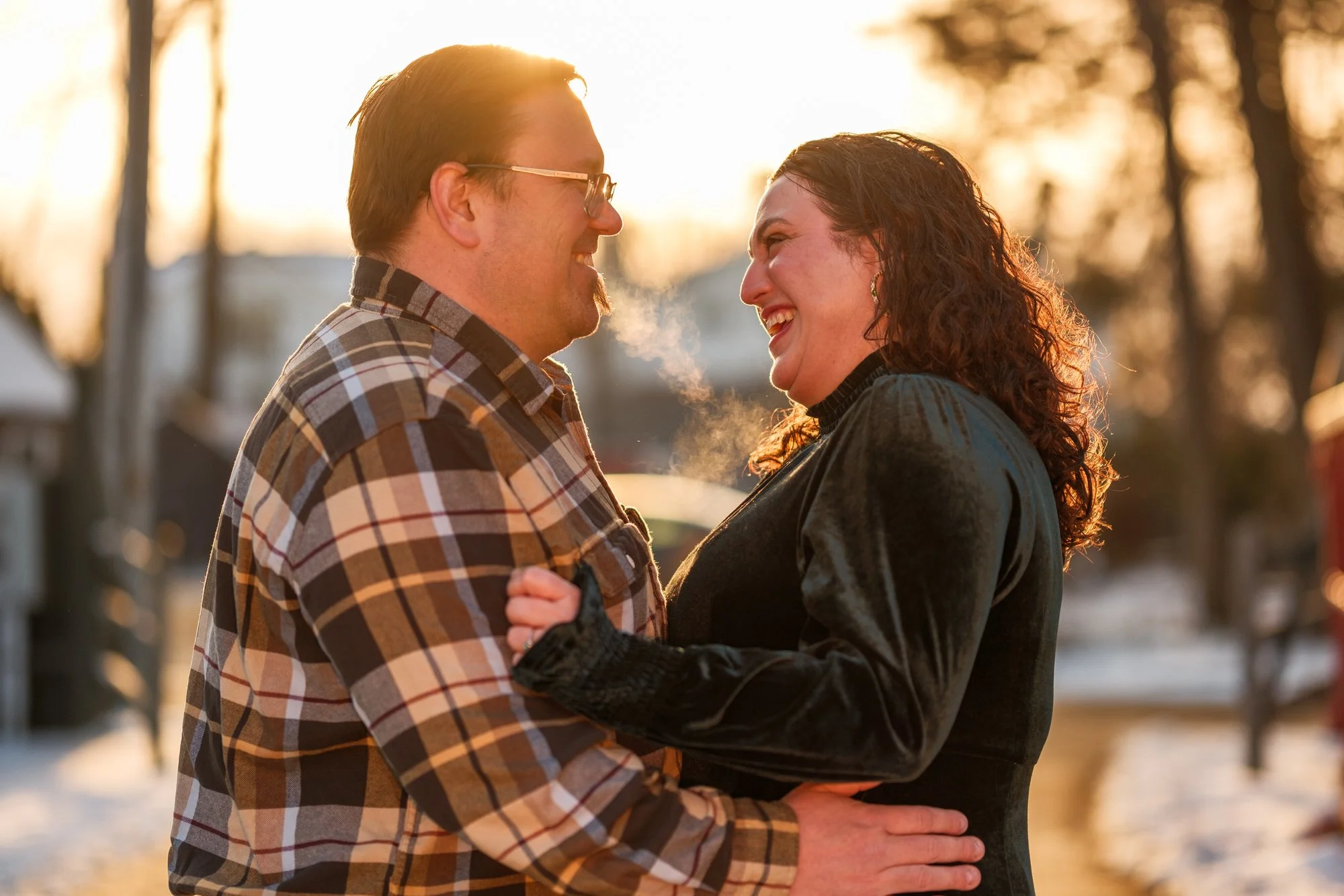 New Years Eve engagement photography in Portsmouth, NH