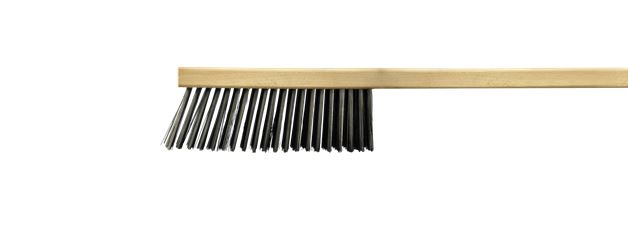 Long-handled Curved Grill Cleaning Brush - Felton Brushes