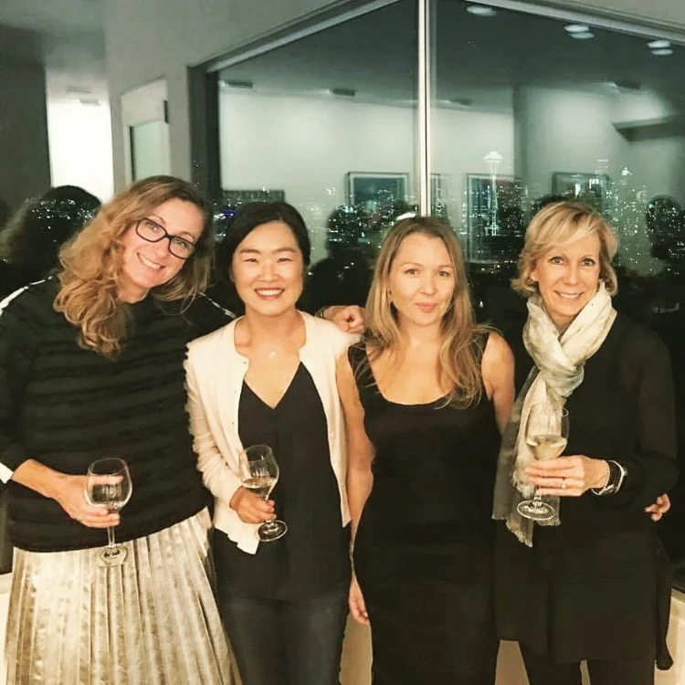 Thank you Isabelle, Eunni and Sue for coming! Now we can show off our MOD Double-Cuffs next May at Walla Walla. See you all then!