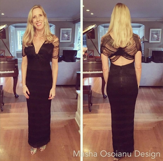 Kayley in Masha Osoianu Design custom Knot Gown