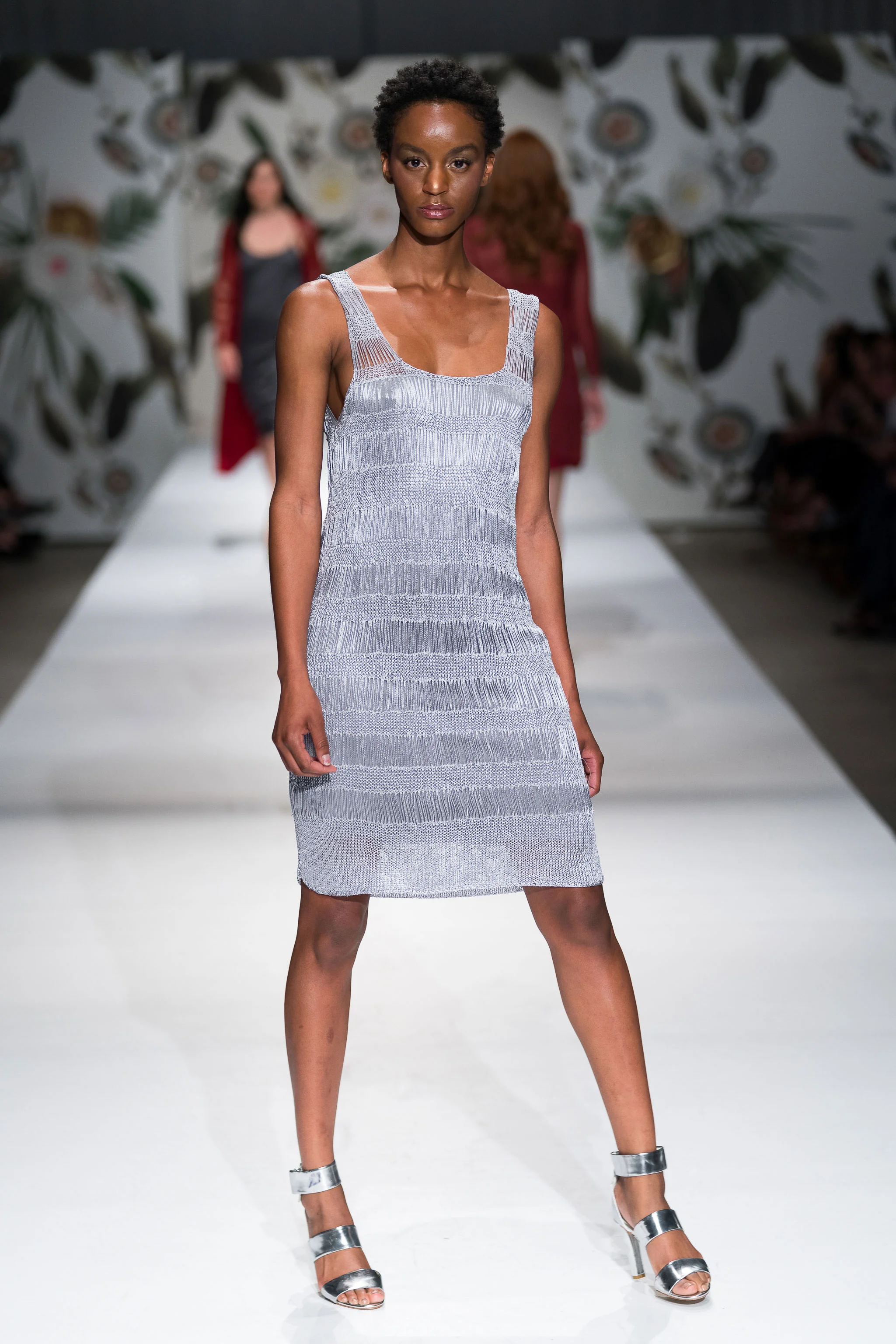 Fully Hand-Knit Tank Top Dress w/Open 