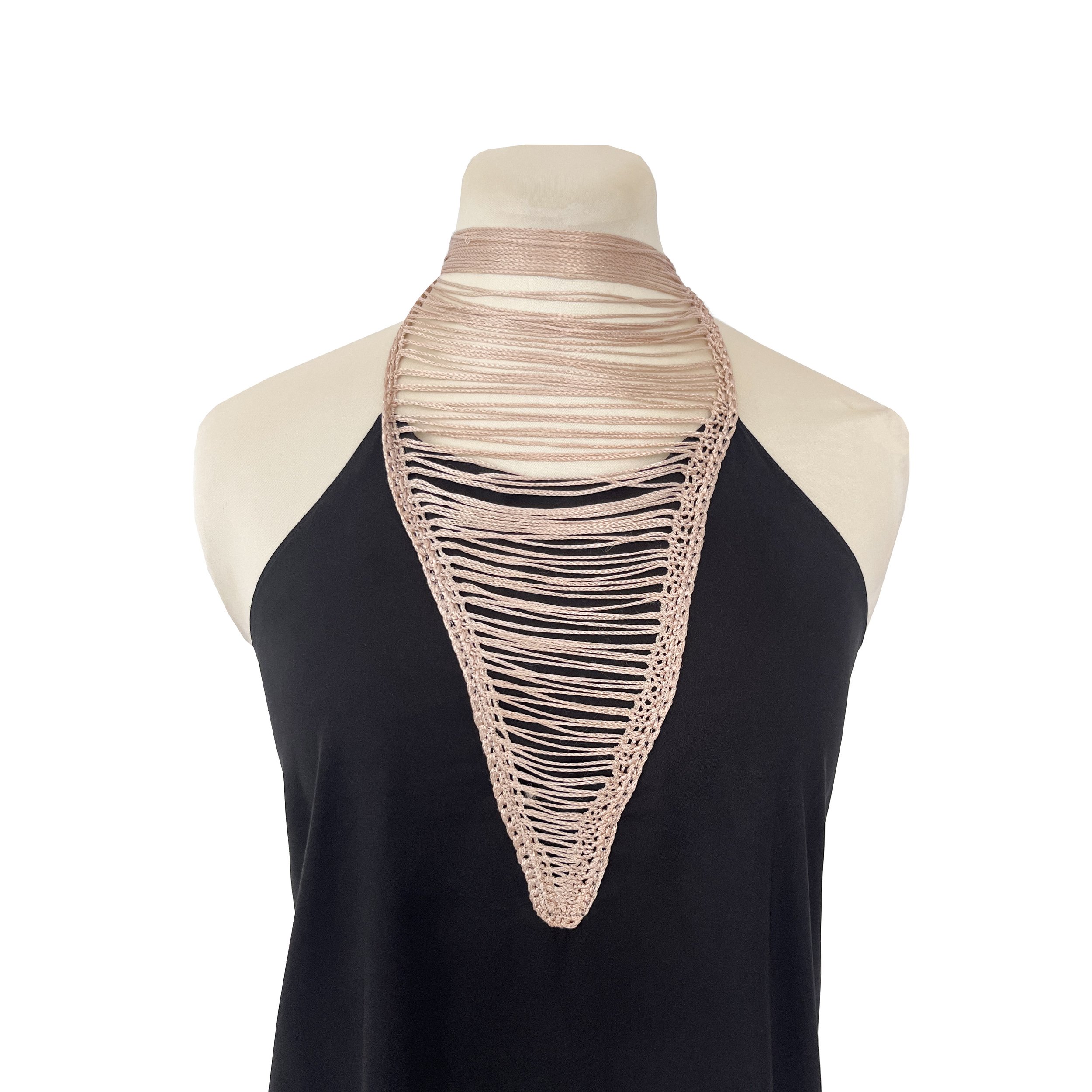 Triangle Halter Top Detail - BlackNude Medium .jpg