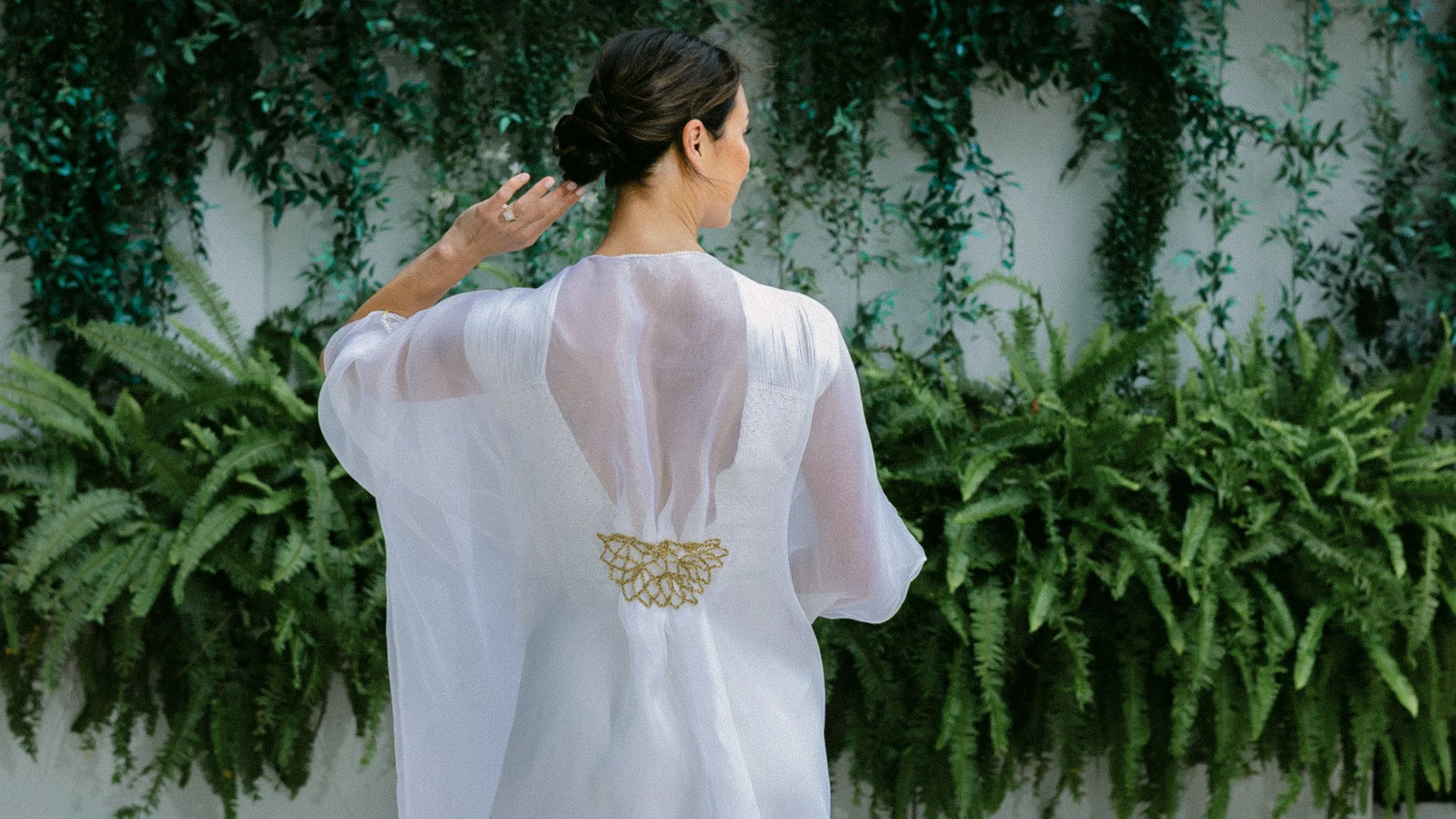 Silk Organza Bespoke Bridal Cape