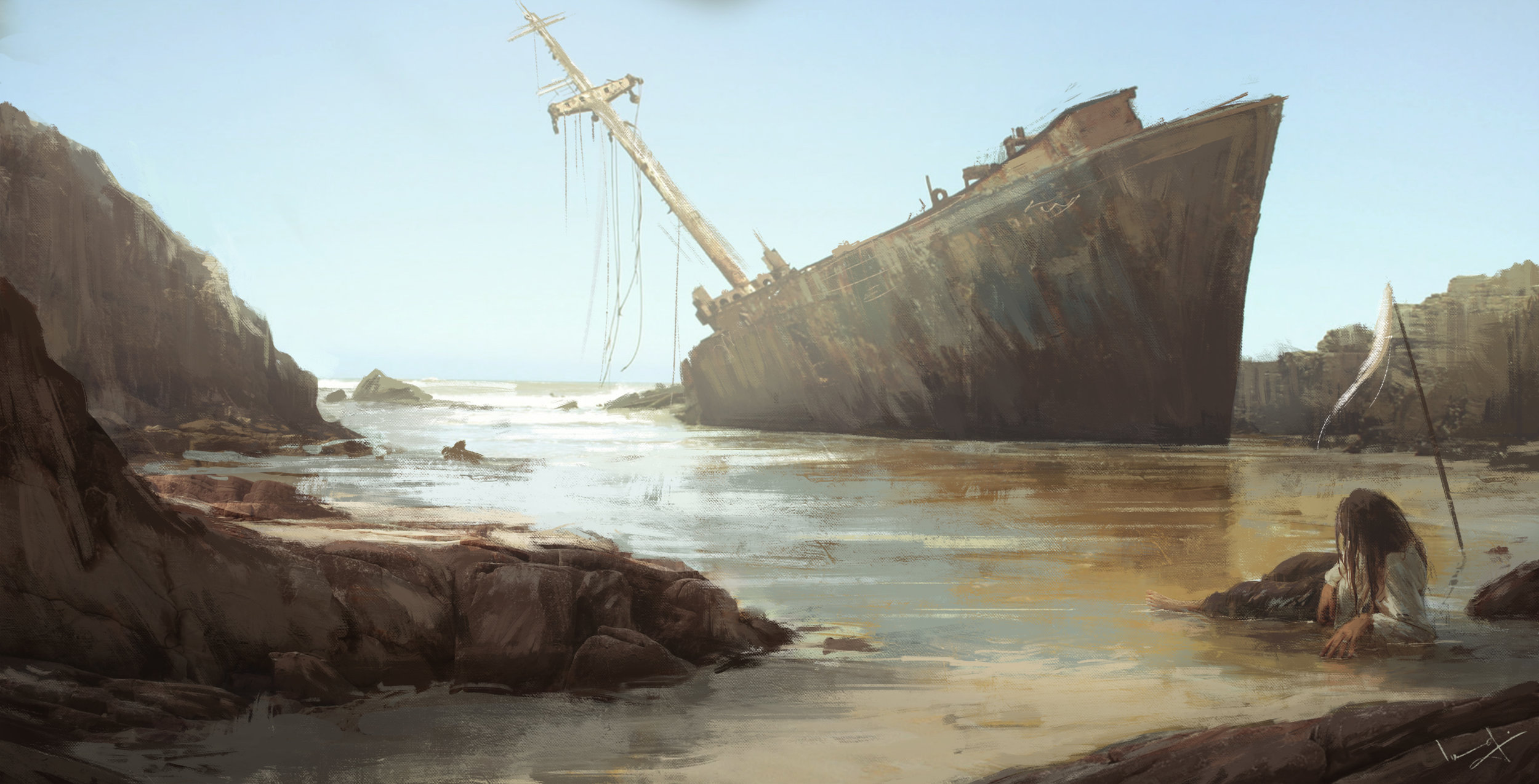 Stranded by Imad Ud Din. https://www.artstation.com/imaduddin