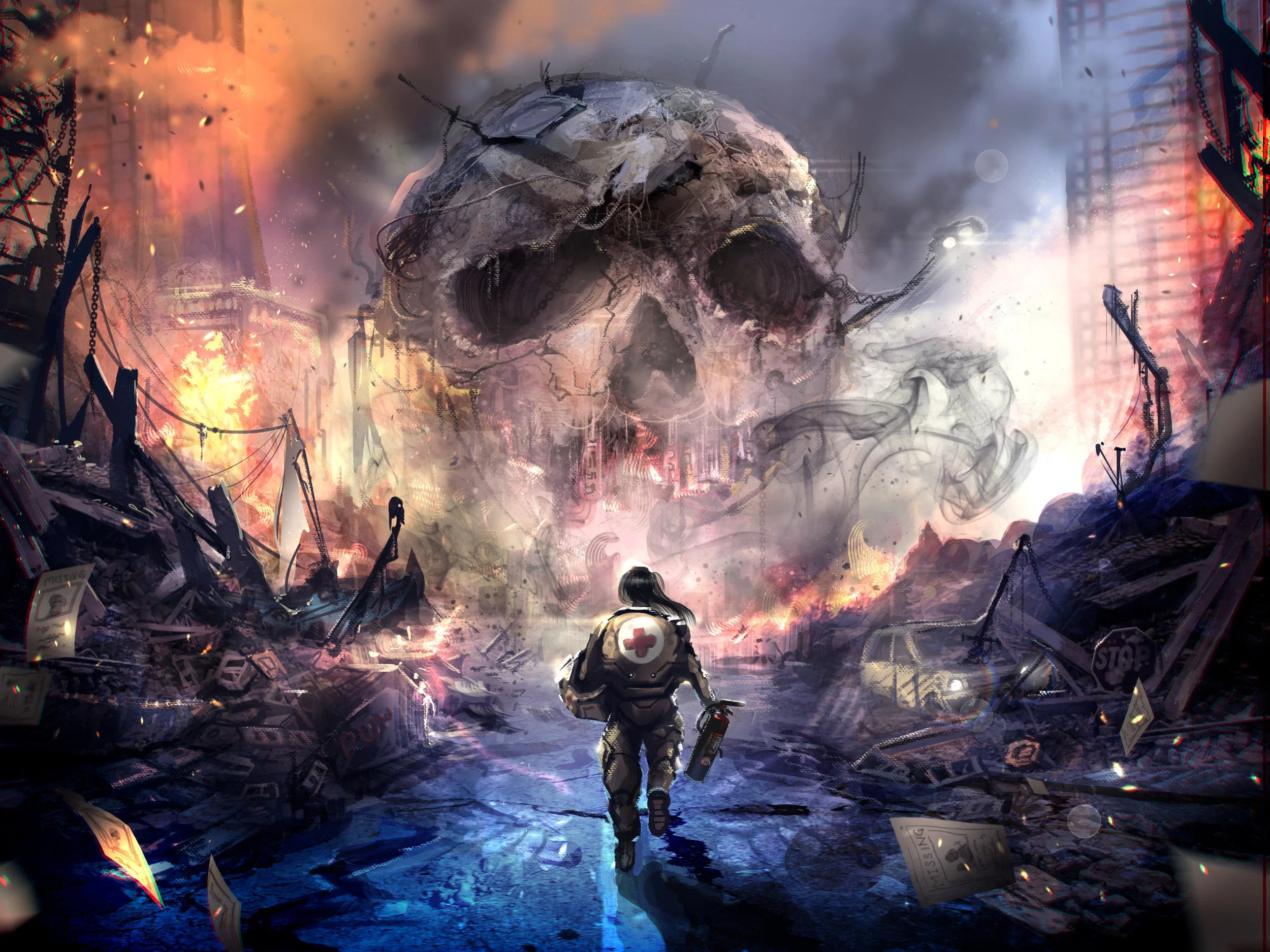 Urban Disaster by Russell Goh. https://ultragriffy.deviantart.com/