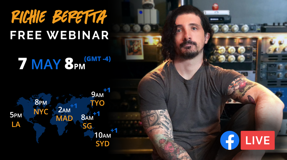Free Webinar with Pro Audio Masterclasses and $250 Plugin Alliance Giveaway