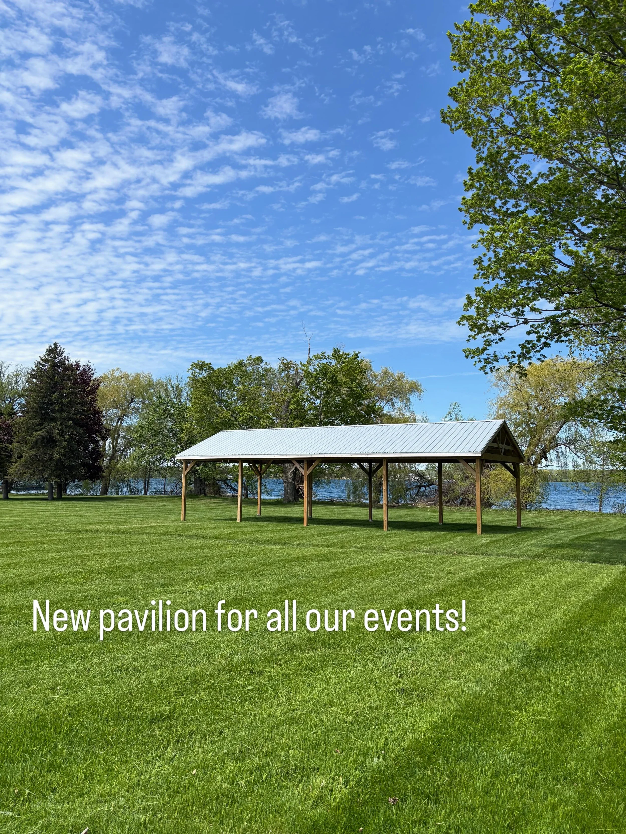 Our women&rsquo;s retreat and our supper series will be heald under this amazing pavilion built by @hickoryhomes
Excited to put this to use! 
You too can host an event at this beautiful space, dm us!